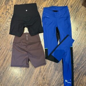 Lacoste, Lulu, Wilo Leggings and Shorts bundle